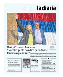 Tapa de la diaria del lunes 19 de agosto de 2024