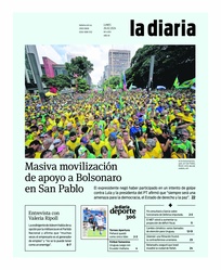 Tapa de la diaria del lunes 26 de febrero de 2024