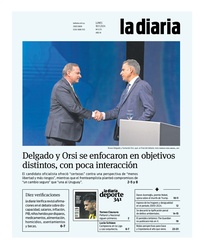 Tapa de la diaria del lunes 18 de noviembre de 2024