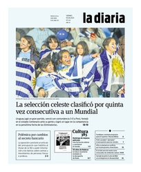 Tapa de la diaria del viernes 5 de septiembre de 2025