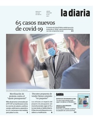 Tapa de la diaria del jueves 29 de octubre de 2020