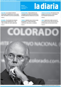 Tapa de la diaria del martes 25 de octubre de 2016