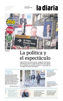 Tapa de la diaria del sábado 21 de septiembre de 2024