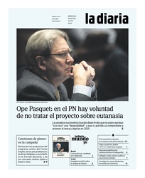 Tapa de la diaria del miércoles 19 de junio de 2024