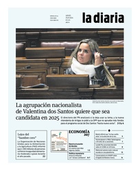 Tapa de la diaria del jueves 25 de julio de 2024