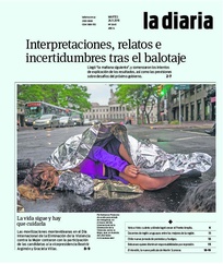 Tapa de la diaria del martes 26 de noviembre de 2019