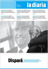 Tapa de la diaria del lunes 29 de febrero de 2016