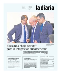 Tapa de la diaria del miércoles 31 de mayo de 2023