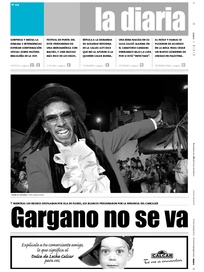 Tapa de la diaria del viernes 9 de febrero de 2007