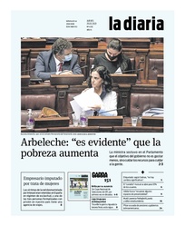 Tapa de la diaria del jueves 25 de febrero de 2021