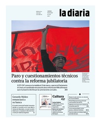 Tapa de la diaria del viernes 10 de marzo de 2023