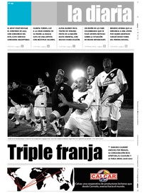 Tapa de la diaria del viernes 18 de mayo de 2007