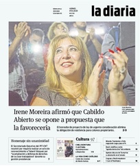 Tapa de la diaria del viernes 7 de febrero de 2020