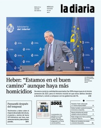 Tapa de la diaria del miércoles 13 de julio de 2022