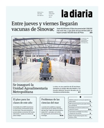 Tapa de la diaria del martes 23 de febrero de 2021