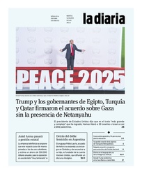 Tapa de la diaria del martes 14 de octubre de 2025