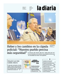 Tapa de la diaria del jueves 9 de febrero de 2023