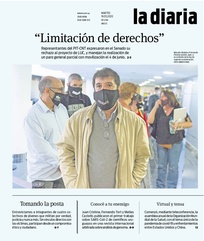 Tapa de la diaria del martes 19 de mayo de 2020