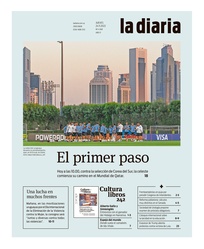 Tapa de la diaria del jueves 24 de noviembre de 2022