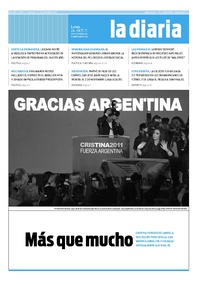 Tapa de la diaria del lunes 24 de octubre de 2011