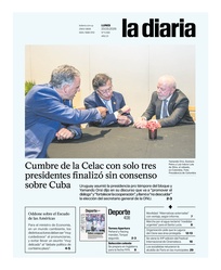Tapa de la diaria del lunes 23 de marzo de 2026
