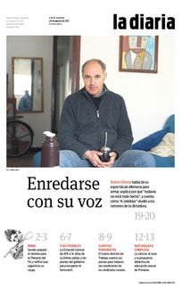 Tapa de la diaria del sábado 26 de agosto de 2017