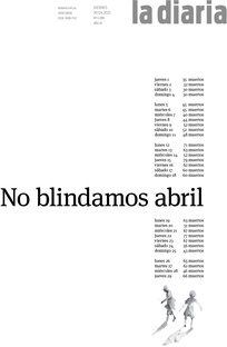 Tapa de la diaria del viernes 30 de abril de 2021