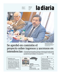 Tapa de la diaria del miércoles 13 de marzo de 2024