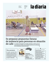Tapa de la diaria del miércoles 9 de julio de 2025