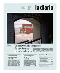 Tapa de la diaria del martes 10 de enero de 2023