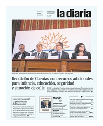 Tapa de la diaria del miércoles 1 de julio de 2026