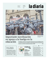 Tapa de la diaria del viernes 7 de octubre de 2022