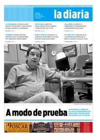 Tapa de la diaria del jueves 29 de enero de 2015