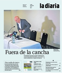 Tapa de la diaria del lunes 10 de febrero de 2020