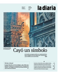 Tapa de la diaria del martes 16 de abril de 2019