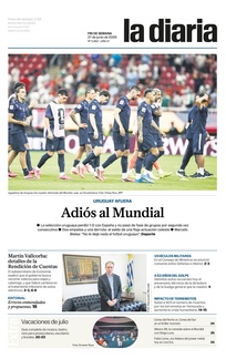 Tapa de la diaria del sábado 27 de junio de 2026