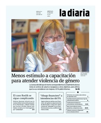 Tapa de la diaria del miércoles 4 de agosto de 2021