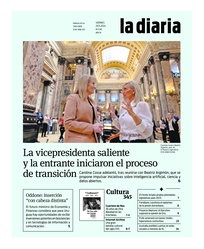 Tapa de la diaria del viernes 29 de noviembre de 2024