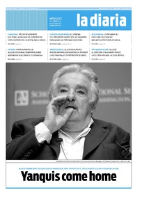 Tapa de la diaria del miércoles 14 de mayo de 2014