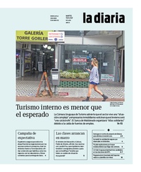 Tapa de la diaria del martes 19 de enero de 2021