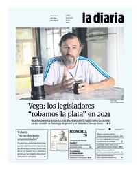 Tapa de la diaria del lunes 24 de enero de 2022