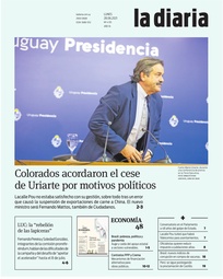 Tapa de la diaria del lunes 28 de junio de 2021