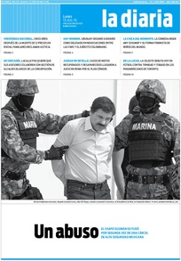 Tapa de la diaria del lunes 13 de julio de 2015