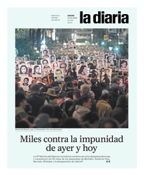 Tapa de la diaria del jueves 21 de mayo de 2026