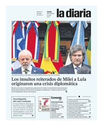 Tapa de la diaria del jueves 6 de agosto de 2026