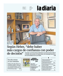 Tapa de la diaria del lunes 22 de enero de 2024