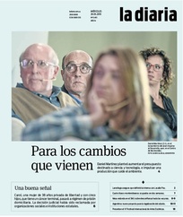 Tapa de la diaria del miércoles 29 de mayo de 2019