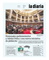 Tapa de la diaria del miércoles 10 de abril de 2024