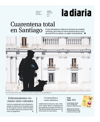 Tapa de la diaria del viernes 15 de mayo de 2020