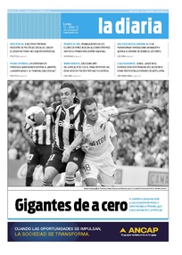 Tapa de la diaria del lunes 12 de noviembre de 2012